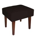 Ver imagem 1 de Puff Decorativo Lisa Suede Marrom - Dominic Decor