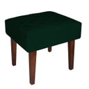 Ver imagem 1 de Puff Decorativo Lisa Suede Verde - Dominic Decor