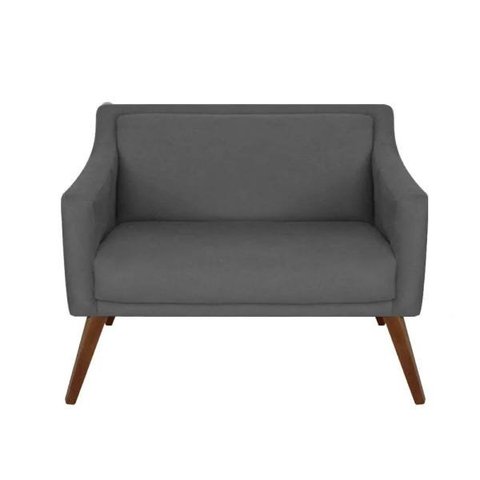 Namoradeira Gabriela Suede Cinza - Dominic Decor