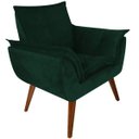 Ver imagem 3 de Kit 2 Poltronas Decorativa Opala Suede Verde - Dominic Decor