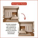Ver imagem 6 de Guarda Roupa Casal Safira Linear 9 Portas 7 Gavetas MDF Cumaru-Fendi