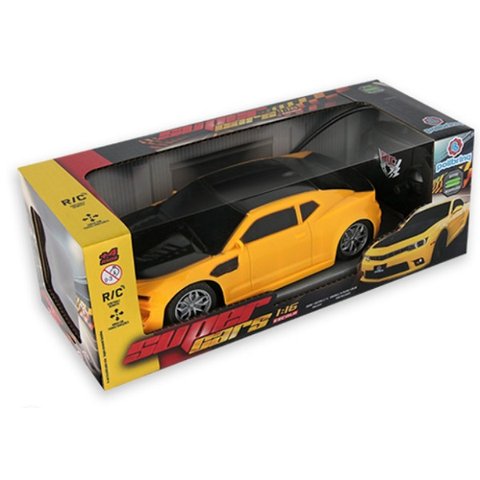 Carro de Controle Remoto Super Cars Polibrinq Car800 Amarelo