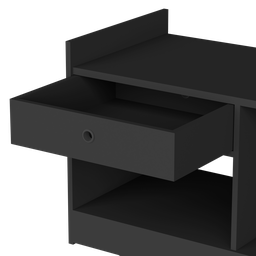 Aparador Buffet Bar Retrô 4064 Preto - Jb Bechara - 6 Aparador Buffet Bar Retrô 4064 Preto - Jb Bechara - 6