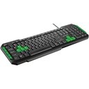 Ver imagem 2 de Teclado Multimidia Gamer Teclas Verdes USB Multilaser TC201