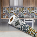 Ver imagem 3 de Papel de Parede Adesivo Azulejo Decorativo para Cozinhas e Banheiros - 12 Metros