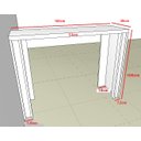 Ver imagem 4 de Bancada alta mesa para cozinha sala divisor de ambientes aparador decoração