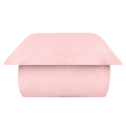 Colcha de Solteiro Lisa 2 Peças Sonhare 1,60 X 2,40 M - Rosa Cristal - 3