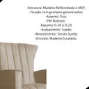 Ver imagem 2 de Kit 02 Poltronas Balanço Melinda Suede