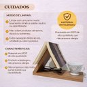 Ver imagem 4 de Estante Porta Livros Infantil Mdf Madeirado Mesa Organizador Livros Quarto Decorativo