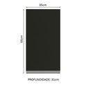Ver imagem 3 de Armário Aéreo Glamy 35cm 1 Porta Rustic Preto
