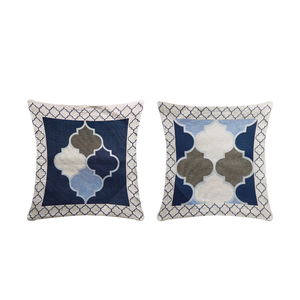 Capa para Almofada Grécia 1 Peça 45cm X 45cm 60% Algodão / 40% Poliéster Tecido Jacquard com Zíper -