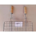 Ver imagem 3 de Grelha Dupla Para Churrasco Churrasqueira Assados Grelhados