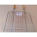 Ver imagem 6 de Grelha Dupla Para Churrasco Churrasqueira Assados Grelhados