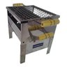 Churrasqueira 30 Cm Inox com Grelha Inox - 3