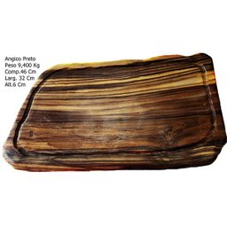 Cepo Tabua Madeira Rustica Tora para Churrasco Gourmet - 2