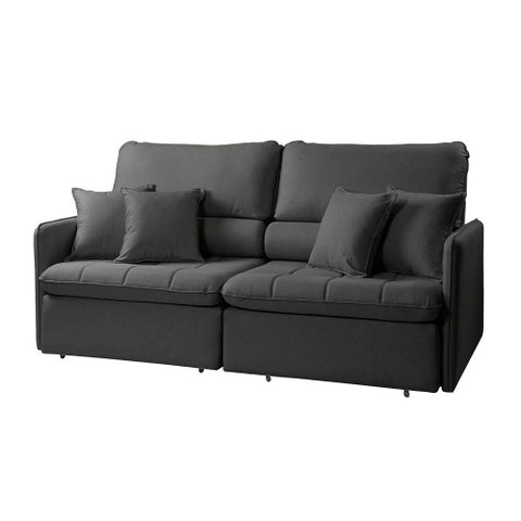 Sofá 4 Lugares Retrátil Reclinável 234cm Adams Linho K01 - D'rossi