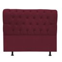 Ver imagem 2 de Cabeceira Estofada Cama Box Queen 160cm París Suede Bordo- Mabe Magazine