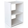 Mesa de Cabeceira Nicho 30 Cm Mdf Branco Mp - 4