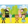 Painel De Tecido Sublimado Mágico De Oz Infantil - 1
