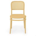 Ver imagem 5 de Conjunto Mesa de Jantar Redonda Venezia 70x70cm Preta com 2 Cadeiras Roma - Nude