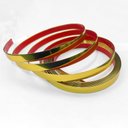 Ver imagem 1 de Fita Metalizada Auto Colante Pvc 15mm P Decoração de Móveis e Paredes Dourado 5m