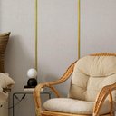 Ver mais imagens de Fita Metalizada Auto Colante Pvc 15mm P Decoração de Móveis e Paredes Dourado 5m