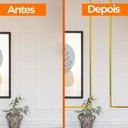 Ver imagem 6 de Fita Metalizada Auto Colante Pvc 15mm P Decoração de Móveis e Paredes Dourado 5m