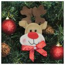 Ver imagem 1 de Enfeite Pendente para Árvore de Natal Rena 13cm 18 Unidades
