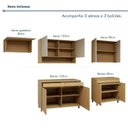 Ver imagem 6 de Cozinha Completa Modulada 5 Peças 9 Portas 3 Gavetas 100% MDF Simone Mendes
