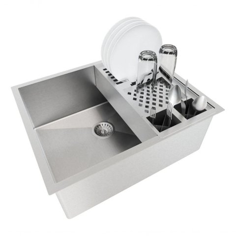 Conj.cuba 50x40 Aço Calha Canal Escorredor 55cm Cozinha
