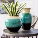 Ver imagem 2 de VASO 31x20x20cm CERÂMICA VERDE