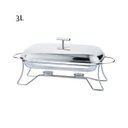 Ver imagem 5 de Rechaud Retangular 3l Vidro com Inox Mimo Style