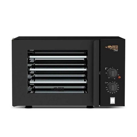 Forno Convector Elétrico class 4 Assadeiras Preto Fccvr red Chameleon 220v 