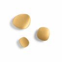 Ver imagem 1 de Conjunto de 3 Ganchos Orgânicos Cor:Dourado