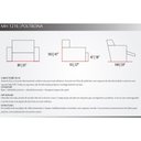 Ver imagem 2 de Poltrona Reclinável p/ Sala MH1216 Slim Two Way Suede Bege - Herval
