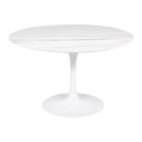 Ver imagem 2 de Mesa Saarinen Redonda Espírito Santo 137cm - Base Branca