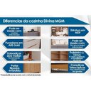 Ver imagem 2 de Balcão de Cozinha Modulado C/ Tampo Esplêndida de Canto C/ 1 Porta 92cm Cinamomo/platina - Mgm
