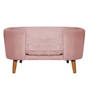 Ver imagem 2 de Cama Pet Caminha Cachorro Grande Veludo Casinha Luxo Colchão:veludo Rosa