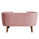 Ver imagem 4 de Cama Pet Caminha Cachorro Grande Veludo Casinha Luxo Colchão:veludo Rosa