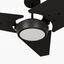 Ver imagem 2 de Ventilador de Teto Natuvent Callis Led 3 Pás Madeira Preto 4000k Branco Neutro, Luz Neutra 220v