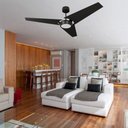 Ver imagem 3 de Ventilador de Teto Natuvent Callis Led 3 Pás Madeira Preto 4000k Branco Neutro, Luz Neutra 220v