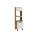 Ver imagem 1 de Paneleiro de Cozinha Torino C/ 3 Portas 63cm Mel/off White - Movelbento