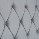 Ver imagem 3 de Cabeceira de Cama Box Viúva 128 Cm Varsóvia Suede Veludo Cinza Claro