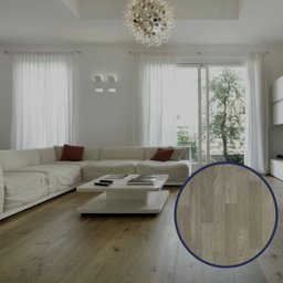 Piso Vinílico 0,7mm Rolo 2m X 25m Paris Kapazi - 2