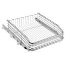 Ver imagem 1 de Gaveta 37cm Deslizante Aramada com Corrediça para Cozinha Multiuso Fruteira com Trilho para Frutas