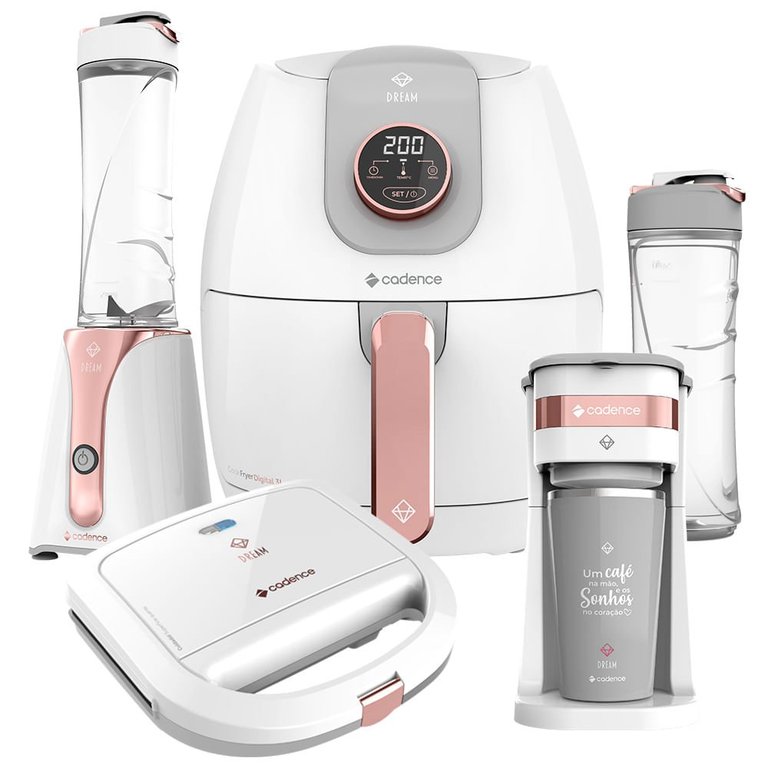 Kit Cadence Dream Rosé Gold Completo - 127V