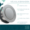 Ralo Banheira Jacuzzi Hidromassagem Tampa Plug Click 1 1/2 - 6