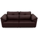 Ver imagem 6 de Sofá Retrátil para Sala de Estar 3 Lugares 215cm Riza S03 Couro Caramelo - Lyam Decor