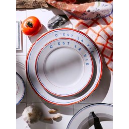 Prato Raso de Porcelana C'est La Vie - Casa Toco - 2
