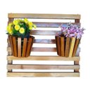 Ver imagem 4 de Painel de Madeira para Flores Plantas com 5 Vasos Movéis